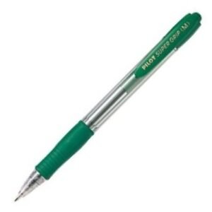 Bolígrafo Pilot Supergrip Verde