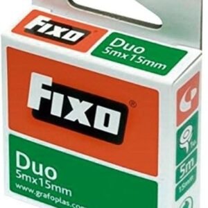 Cinta Adhesiva Doble Cara Fixo Duo 15mmx5m